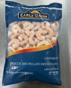 Camarón precocido 1 Kg x 20